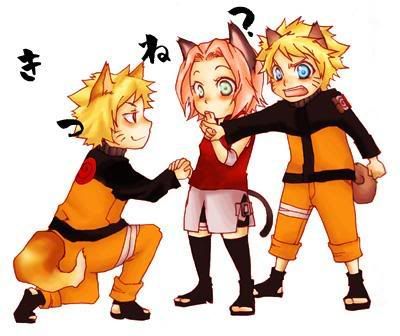 kyuubinarutofight.jpg narusaku image by tentenrockscom