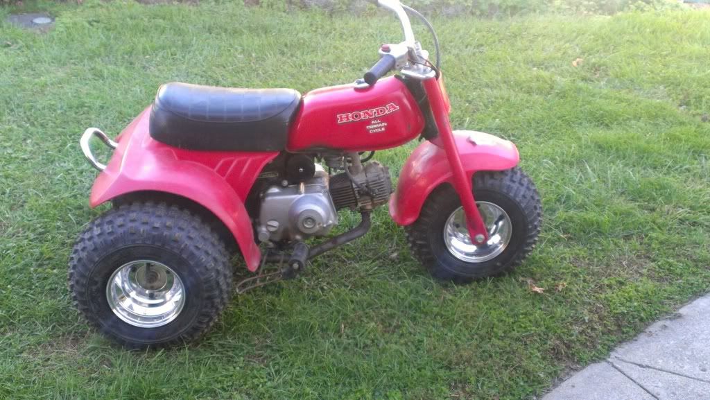 Let's see your stock size aluminum ATC 70 wheels from the group order.