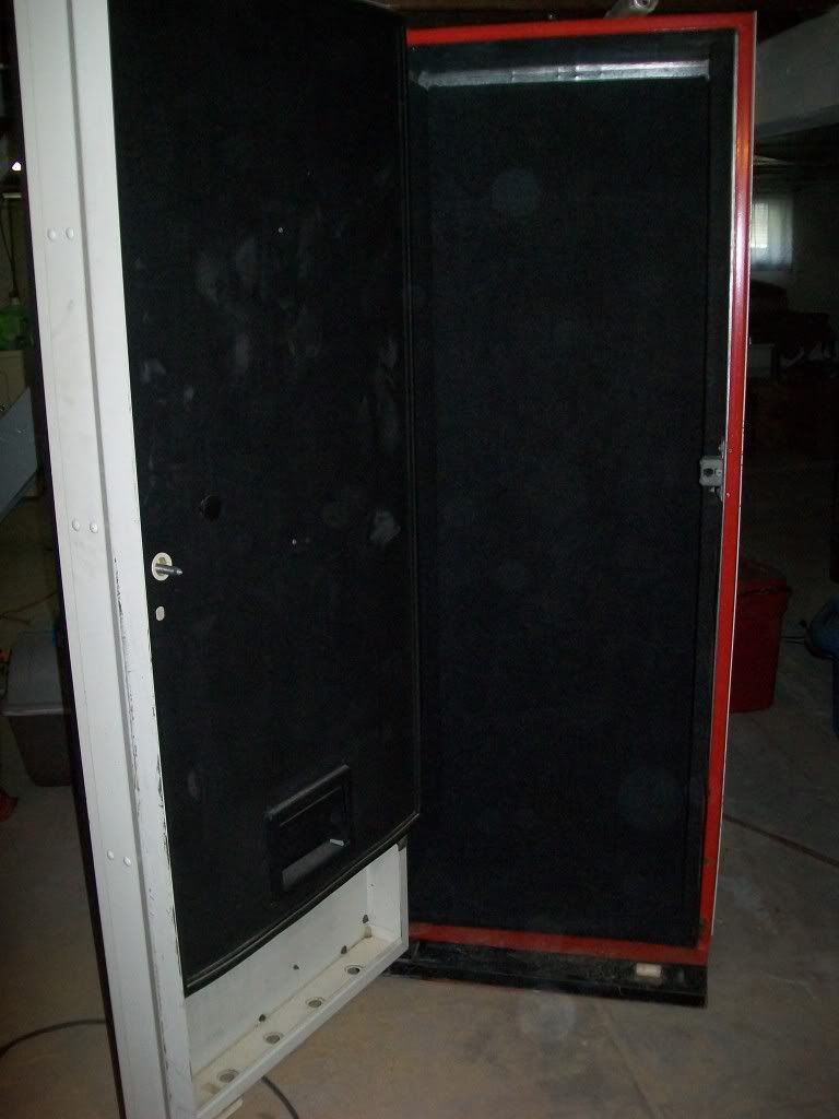 My latest project. I introduce my "coke vending machine gun safe"