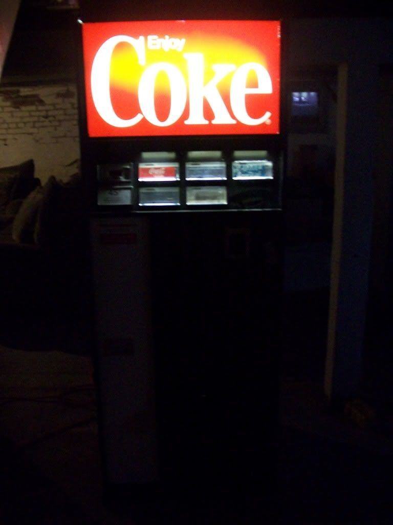 My latest project. I introduce my "coke vending machine gun safe"