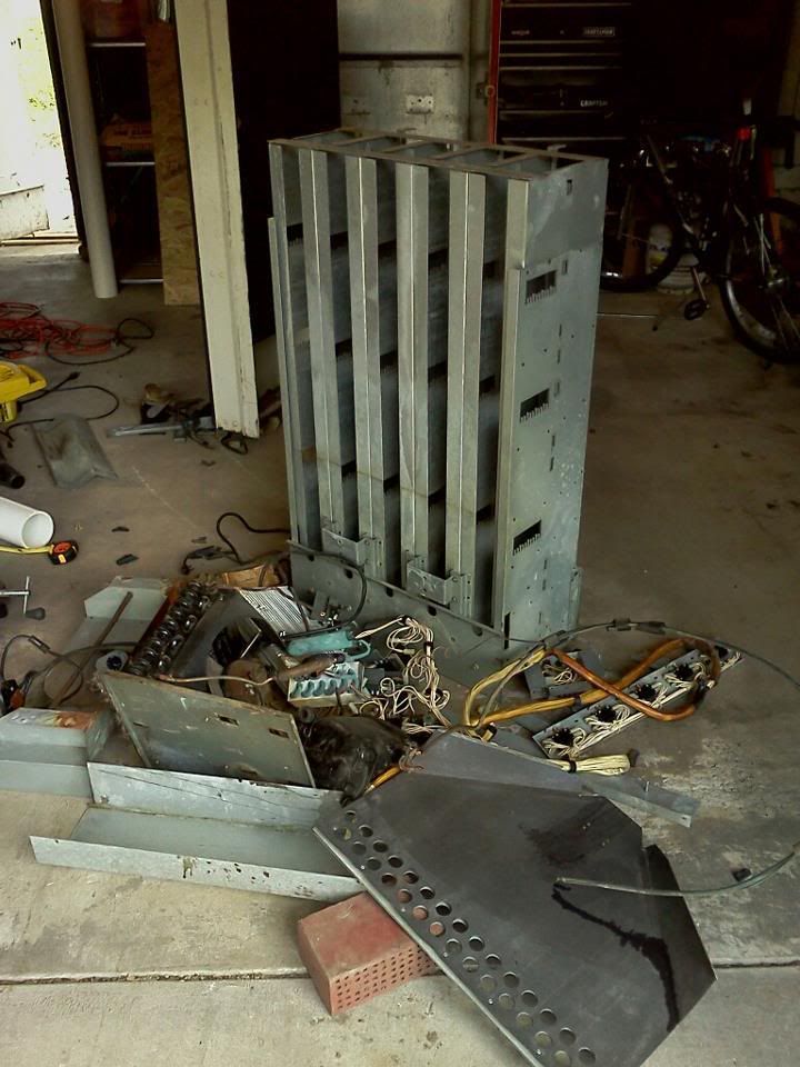 My latest project. I introduce my "coke vending machine gun safe"