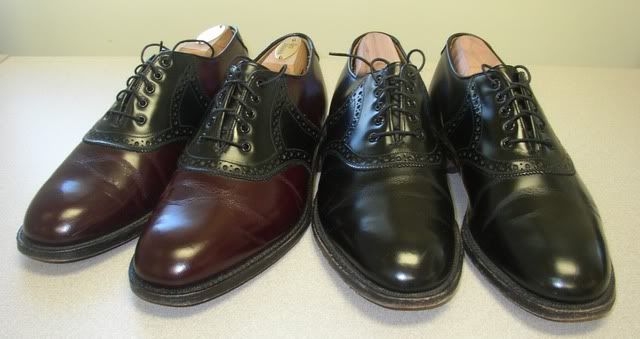 Two Pairs Johnston and Murphy Saddle Shoes Made in USA Size 8.5 D ...