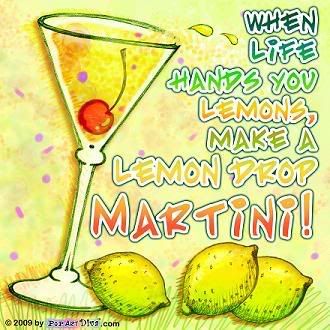 lemon Drop Martini is Lemon Aid for the Soul