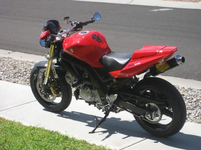 2006 Naked SV650 w/ DIY Fender Eliminator, Holeshot High Mount, GSXR Suspension Page 3