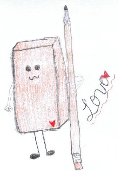 Pencil Eraser Love Pictures, Images and Photos