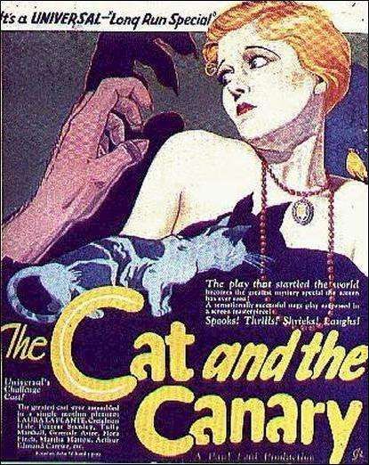 Cat and Canary photo: the cat and the canary catcanaryposter.jpg