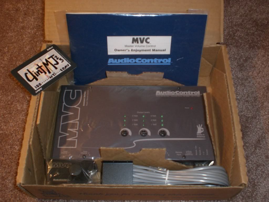 For Sale AudioControl Master Volume Control MVC Salmon Grey Pristine w