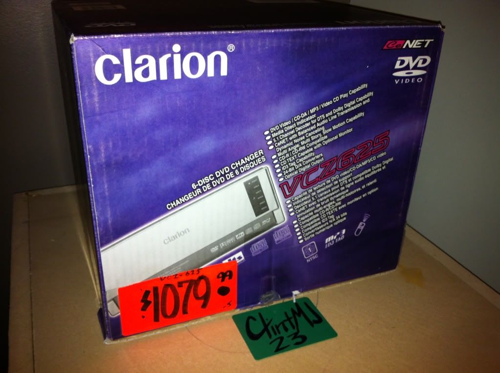 Clarion VCZ625 DVD 6 disc changer VCZ625 Like New! DIYMobileAudio