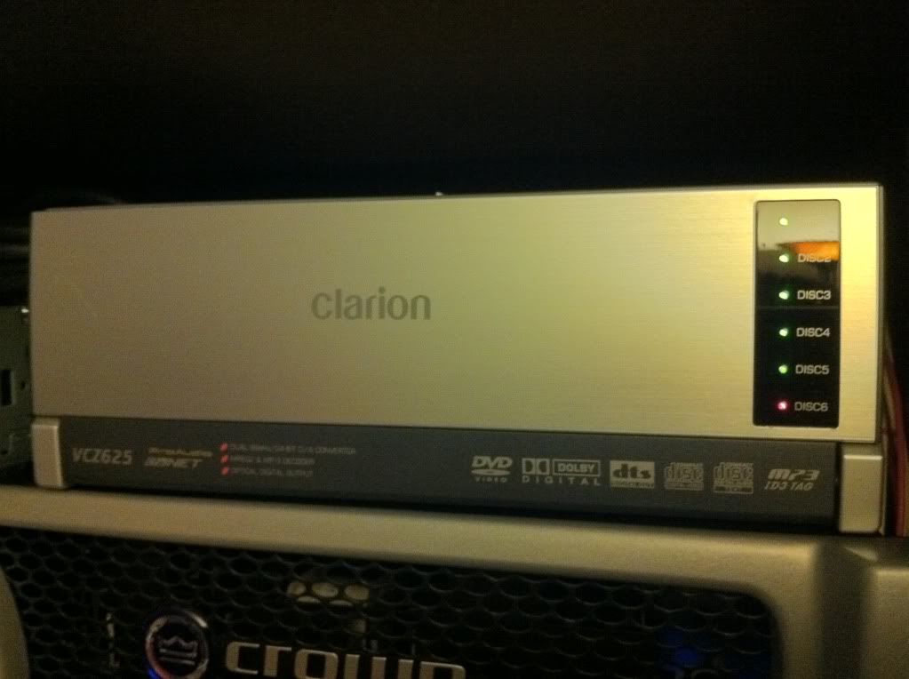Clarion VCZ625 DVD 6 disc changer VCZ625 Like New! DIYMobileAudio