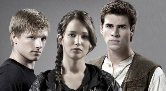 Josh-Hutcherson-Jennifer-Lawrence-and-Liam-Hemsworth-in-The-Hunger-Games-2012 Pictures, Images and Photos