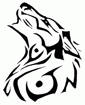 Wolf Tattoo Designs on Crying Wolf Gif Tribal Wolf Tattoo