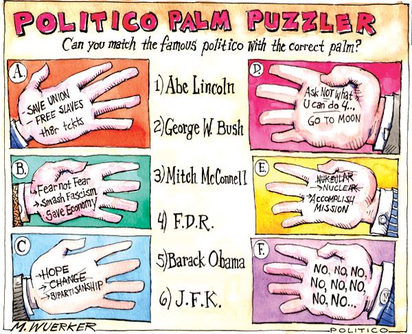 FUNNY QUIZ - The 'Politico Palm Puzzler'