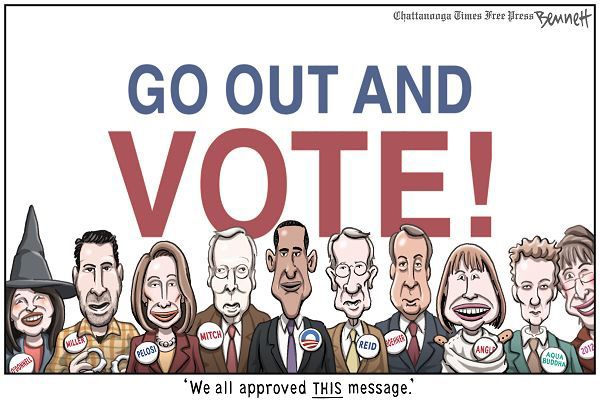 VOTE! by Clay Bennett, Comics.com , see reader comments in the ...