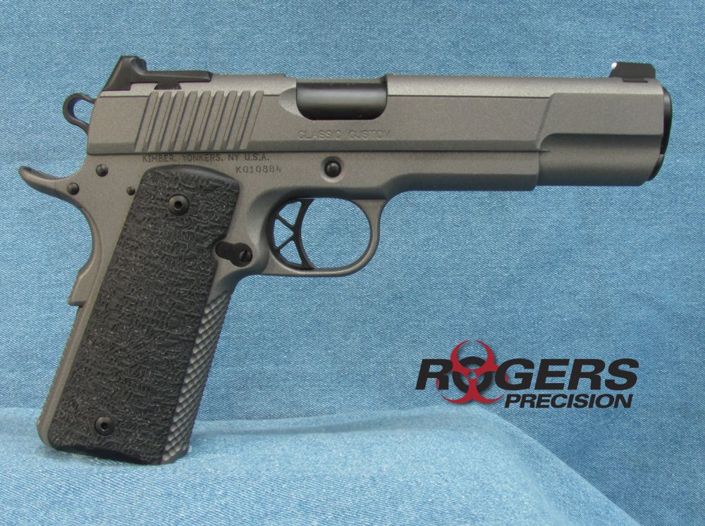 Kimber Custom Classic. Tungsten Cerakote.....pics! 1911 Firearm Addicts
