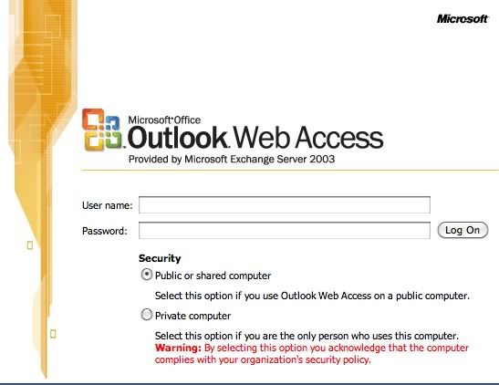 exchange 2003 owa