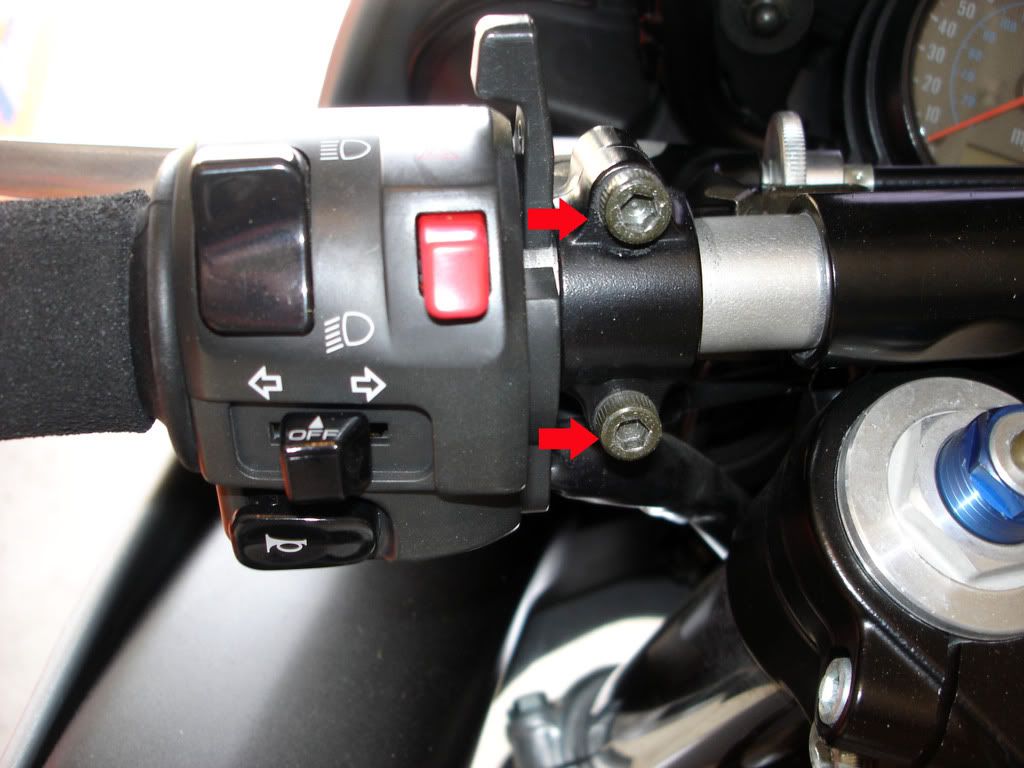how to repair clutch switch kawiforums kawasaki motorcycle forumsrotate the assembly up and remove these two screws, yes i stripped one of mine unplug wiring harness