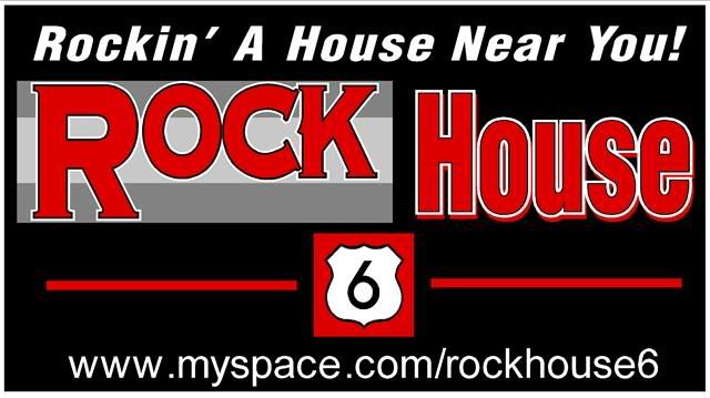 house music logo. ROCK HOUSE 6 is comprised of