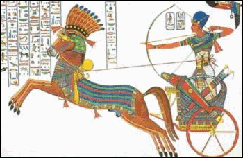 [صورة: pharaoh-chariot.gif]