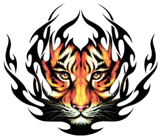 Tribal Tiger Tattoo Tribal Design