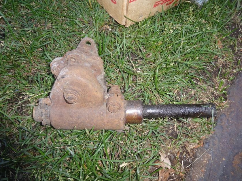 Model A ford steering box, cut shaft parts rebuild 1928 29 30 31