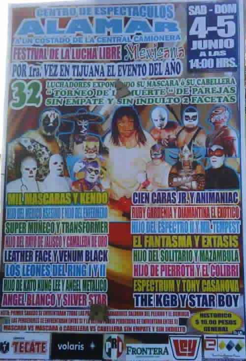 Foro Lucha Libre Satanico Manson Lucha - Festival Lucha Libre 4 Y 5 ...
