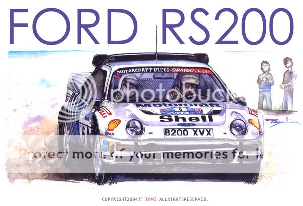Ford rs200 rc body #1