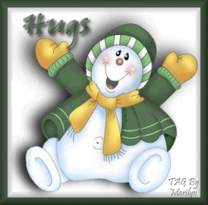 Snowman Hugs gif by akountreegal | Photobucket